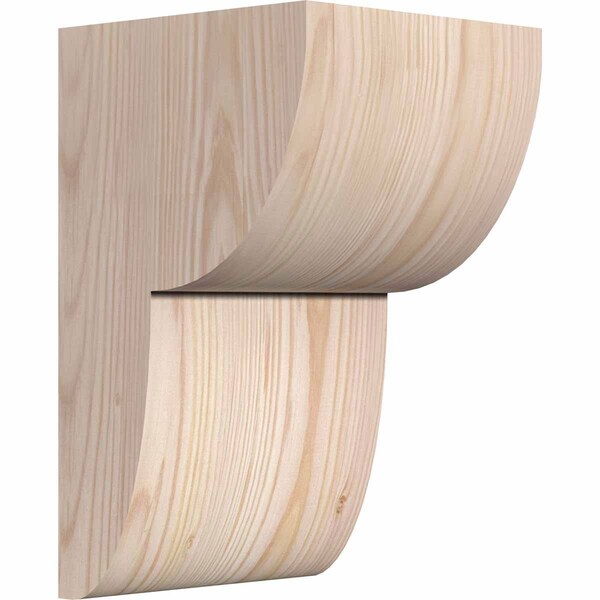Ekena Millwork Crestline Rough Sawn Corbel, Douglas Fir, 6"W x 6"D x 10"H COR06X06X10CRE00RDF - main